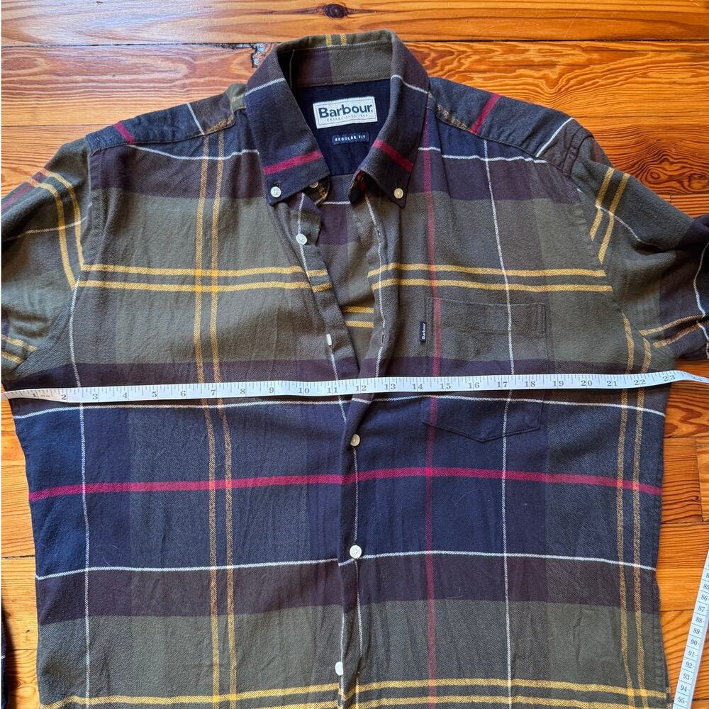 Barbour John Tartan Regular Fit Button Down Shirt - Picture 5 of 6